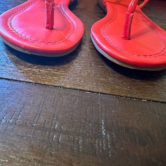 Kate Spade Tracie Bow Sandals Red - Picture 4 of 9